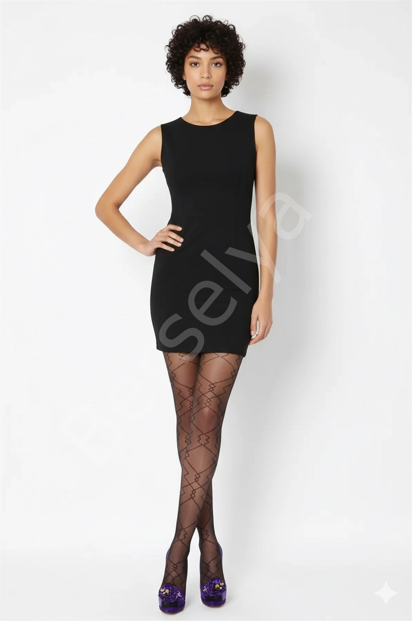 Daymod Kadın Regina Desenli Külotlu Çorap