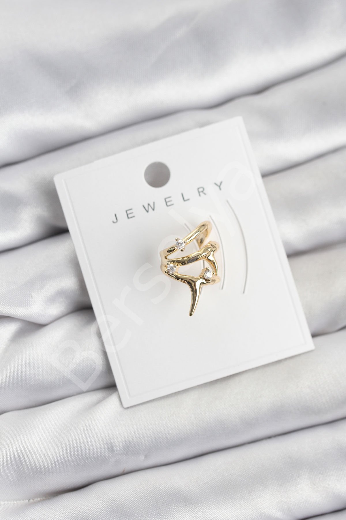 Gold Renk Pirinç Diken Model Kıkırdak Earcuff Küpe