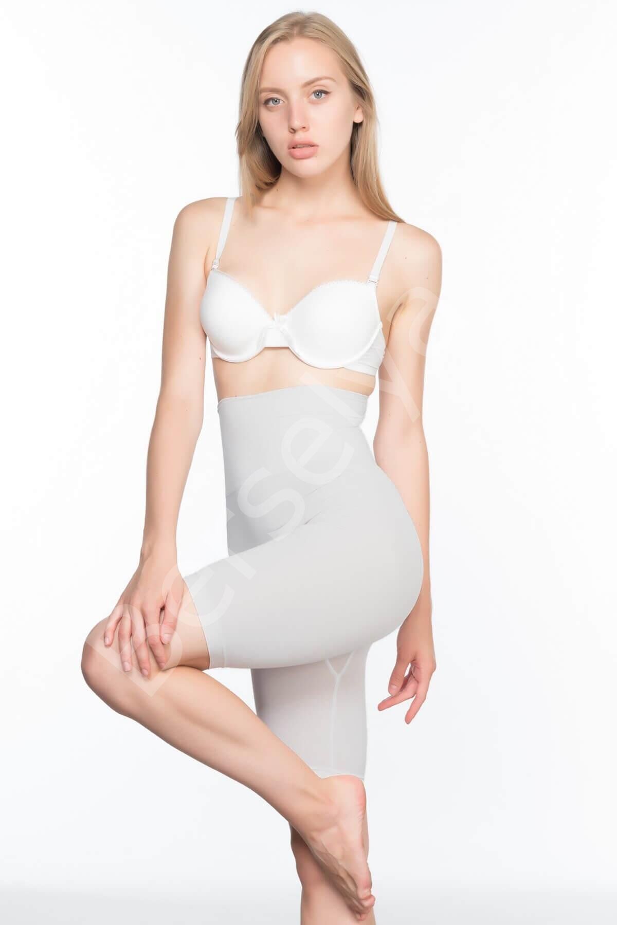 Ekru Mı Emay 3200 Pantolon Altı Soft Double Boxer Korse