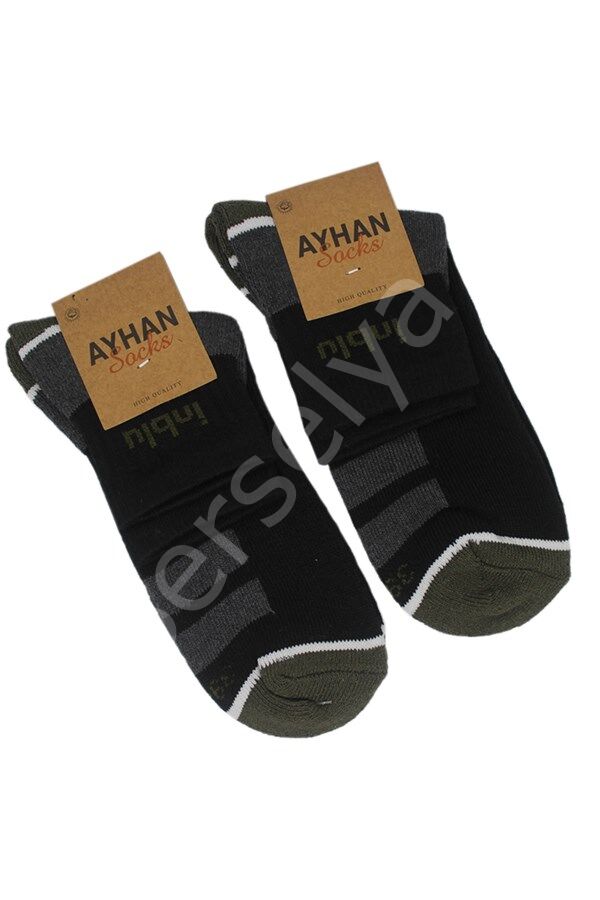 Ayhan Asorti Çift Tabanlı Erkek  Soket Çorap Adet