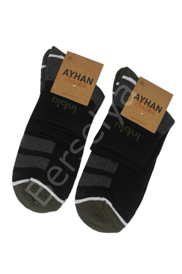 Ayhan Asorti Çift Tabanlı Erkek  Soket Çorap Adet