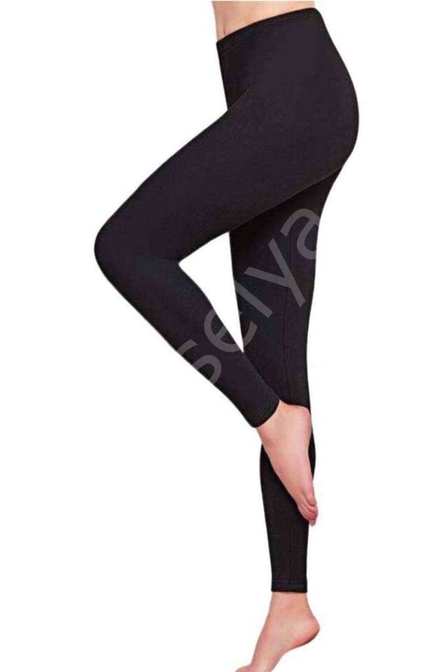 Kadın Kışlık Termal Sıcak Tutan İçlik Tayt Siyah KBR