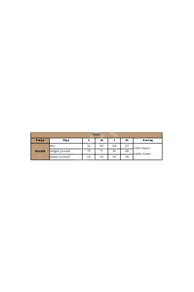 Göğüs Ve Sırt Dekolteli Dantelli Saten Gecelik