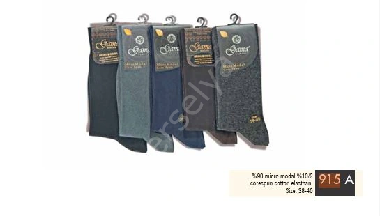 Gama 915 Erkek Mikro Modal Core Spun Pamuk Çorap