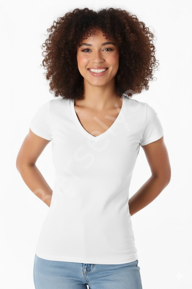 Berrak Bayan Kısa V Yaka 2132