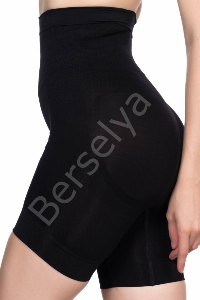 Siyah Mı Emay 2056 Yüksek Bel Masajlı Uzun Paça Korse