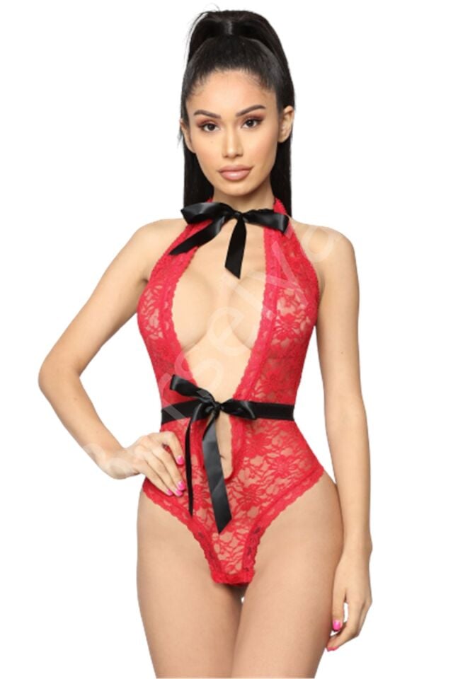 Nightlight Boyun Ve Bel Kısmı Fiyonklu Babydoll 3209