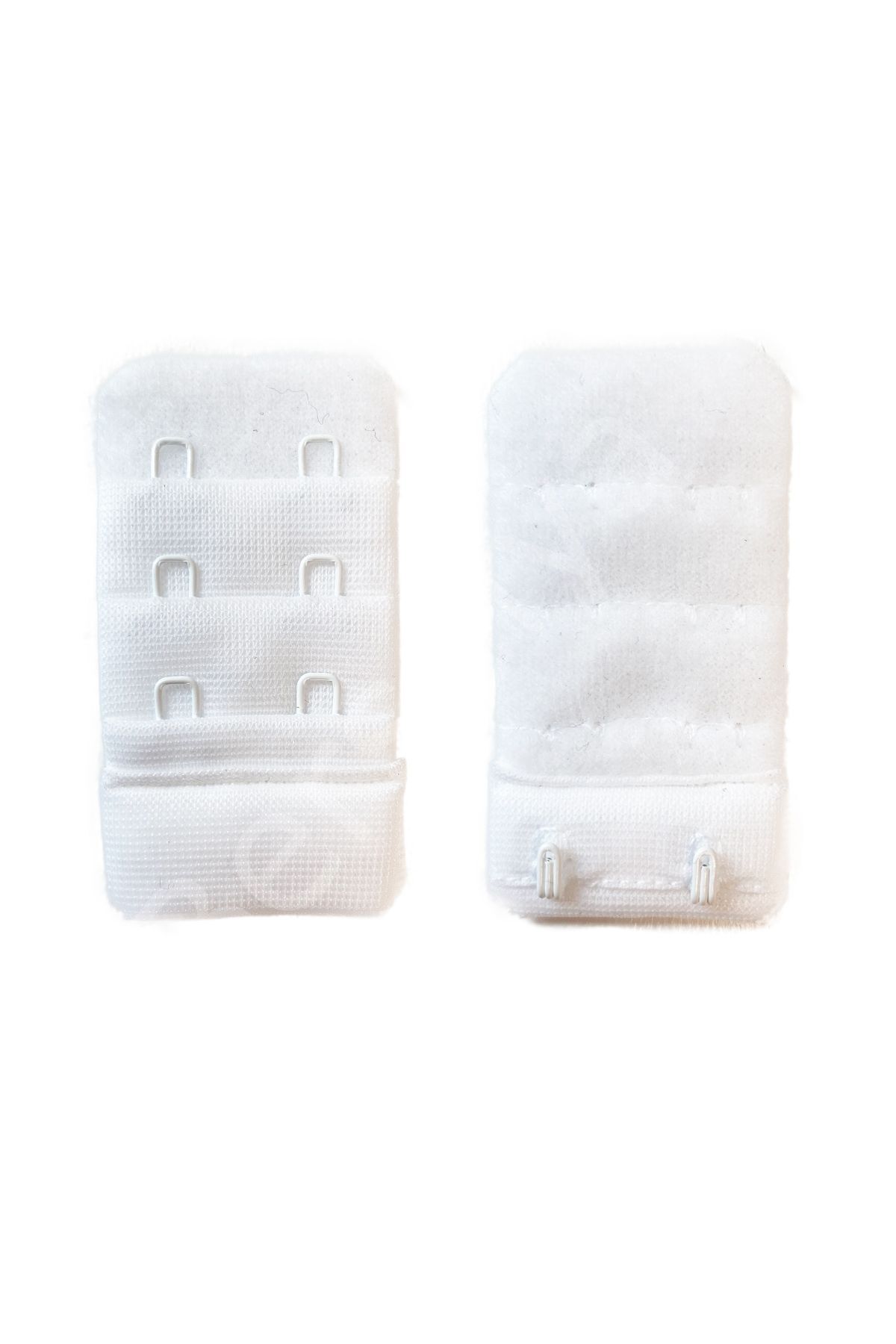 2 Adet Agraf Sütyen Uzatma Kopçası 3 Sıra / 2 Kanca  Beyaz Siyah