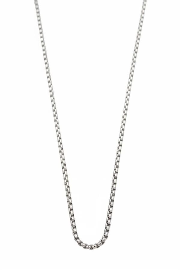 Yılan Zincir Kolye - 45 cm - Gümüş