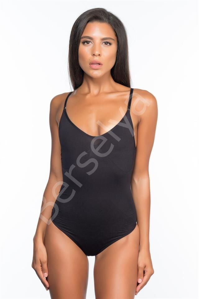 Siyah Emay 2072 İnce Body Korse