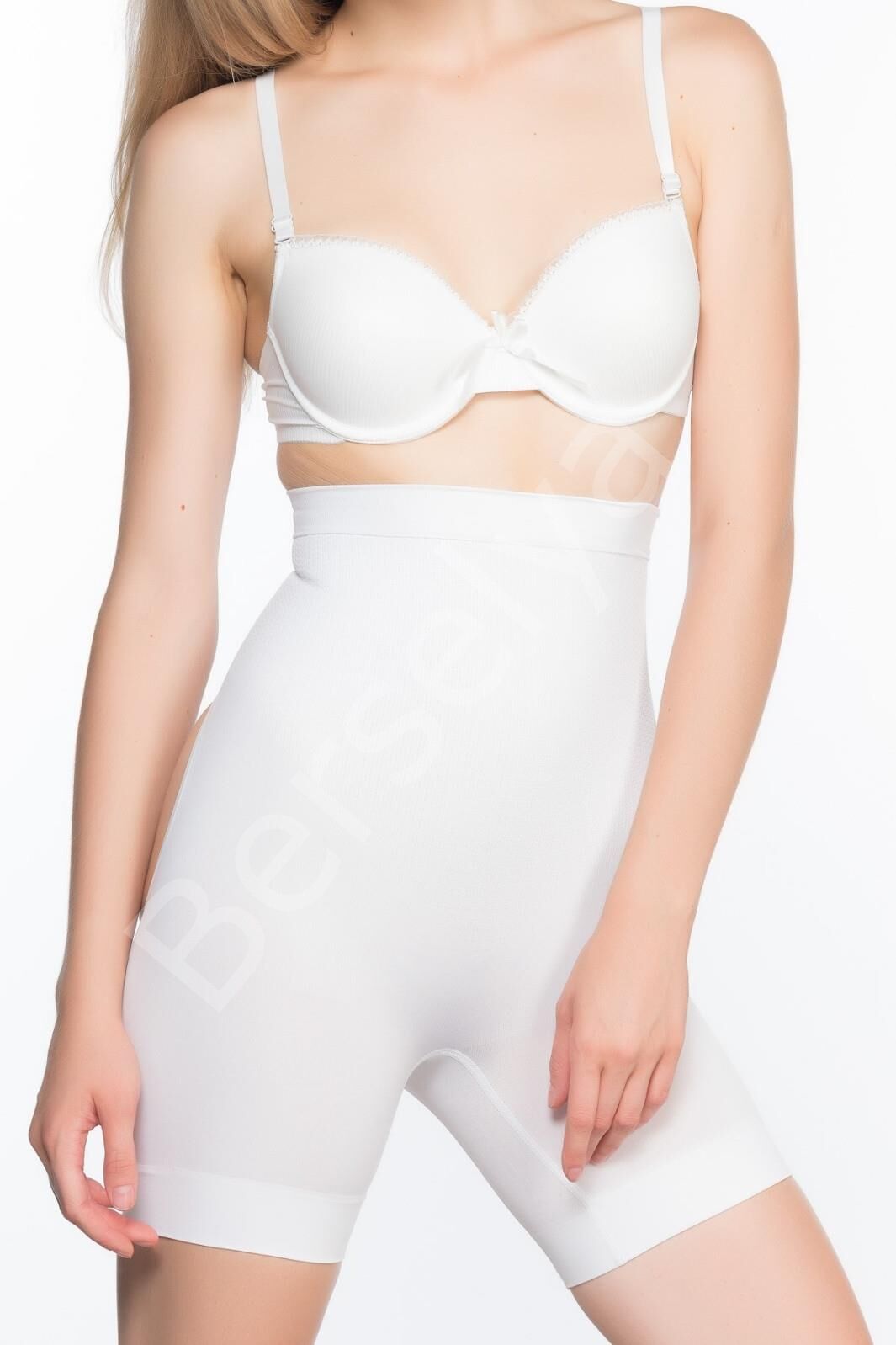Beyaz Mı Emay 2032 Popo Açık Masajlı Boxer Korse