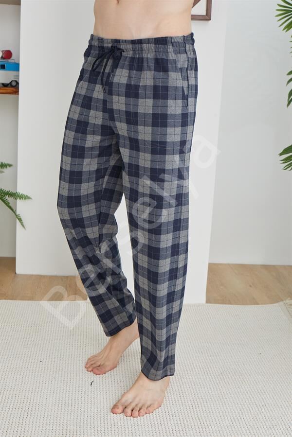 Tek Alt Kareli Desen Pantalon Kly 306