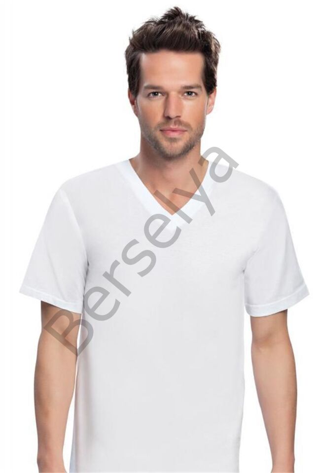 Nbb 707 Erkek  Atlet Kısa Kollu V Yaka