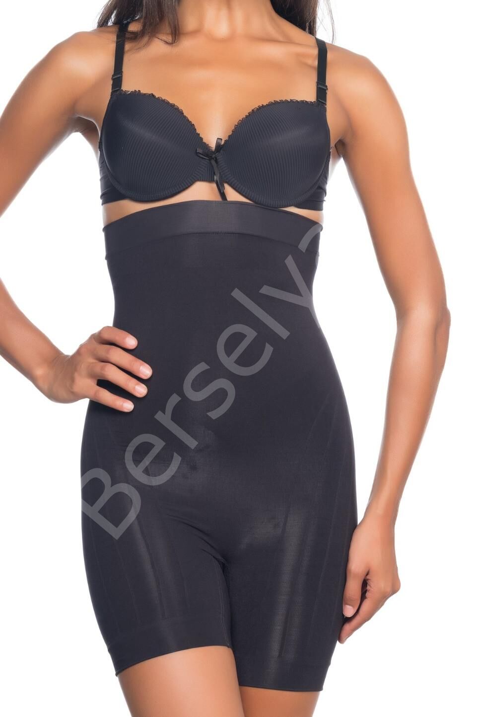 Siyah Mı Emay 2033 Popo Açık Boxer Korse