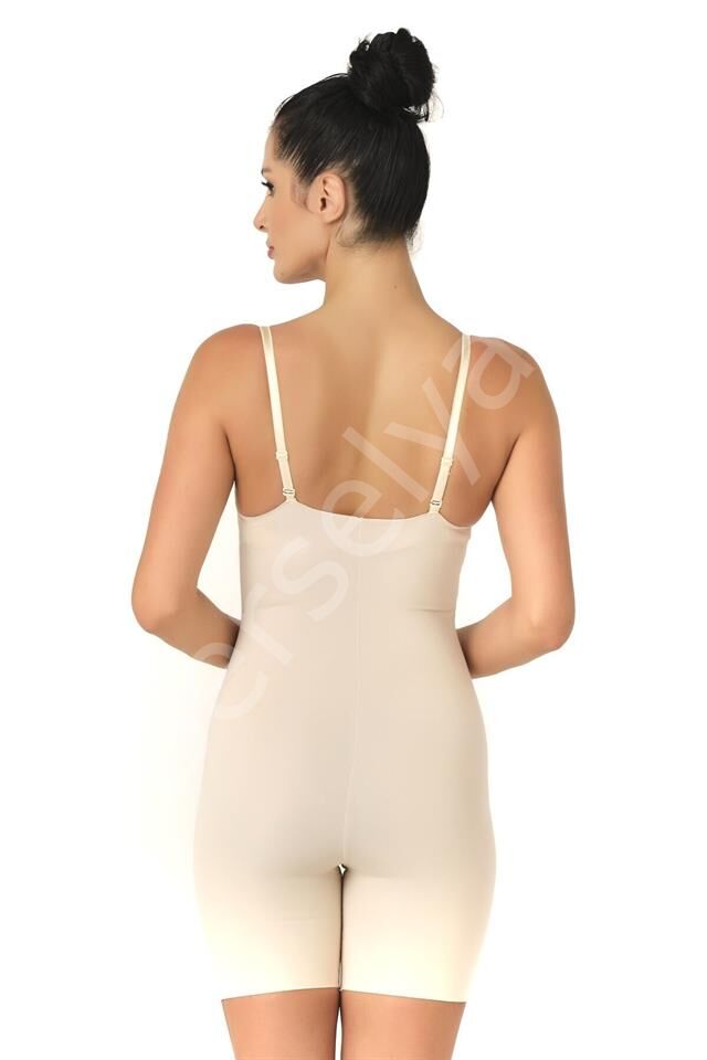 Ten Emay 2758 Lazer Kesim Göğsü Açık Boxer  Korse