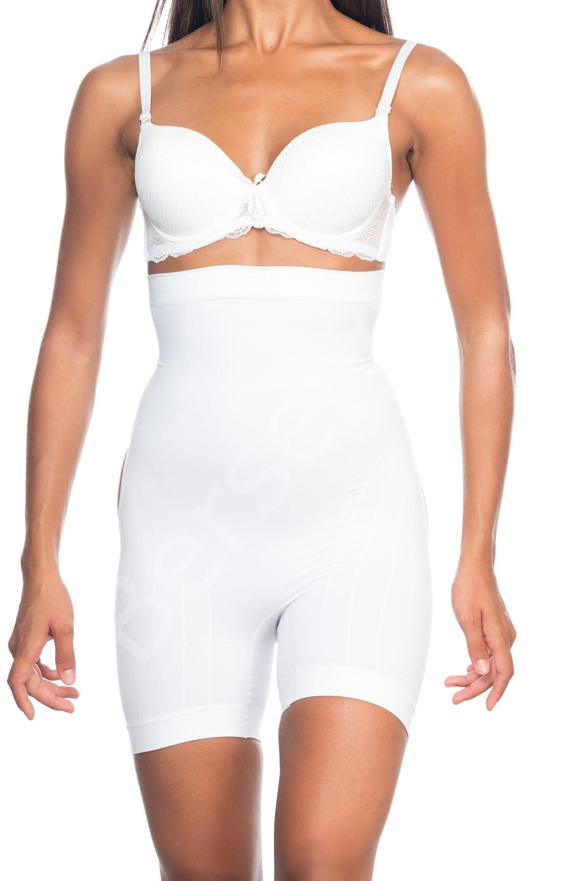 Beyaz Mı Emay 2033 Popo Açık Boxer Korse