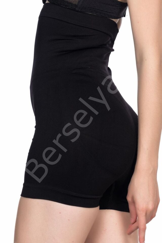 Siyah Mı Emay 2047 Yüksek Bel Boxer Korse