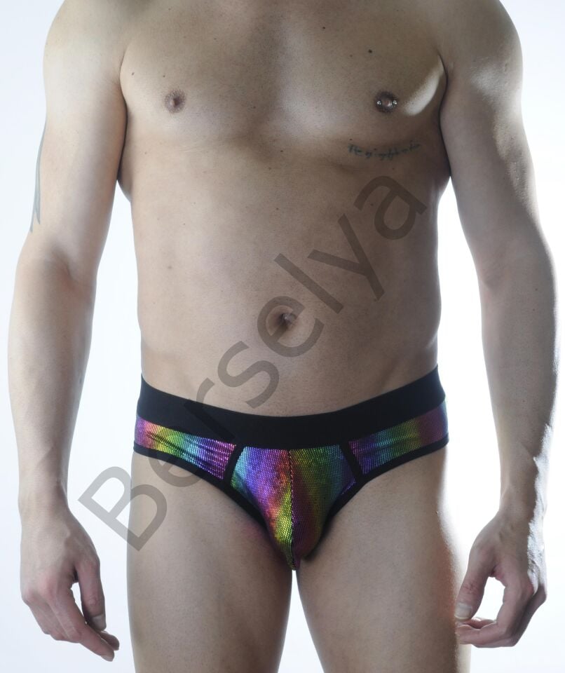 Erkek Desenli Fantezi Slip İç Çamaşırı