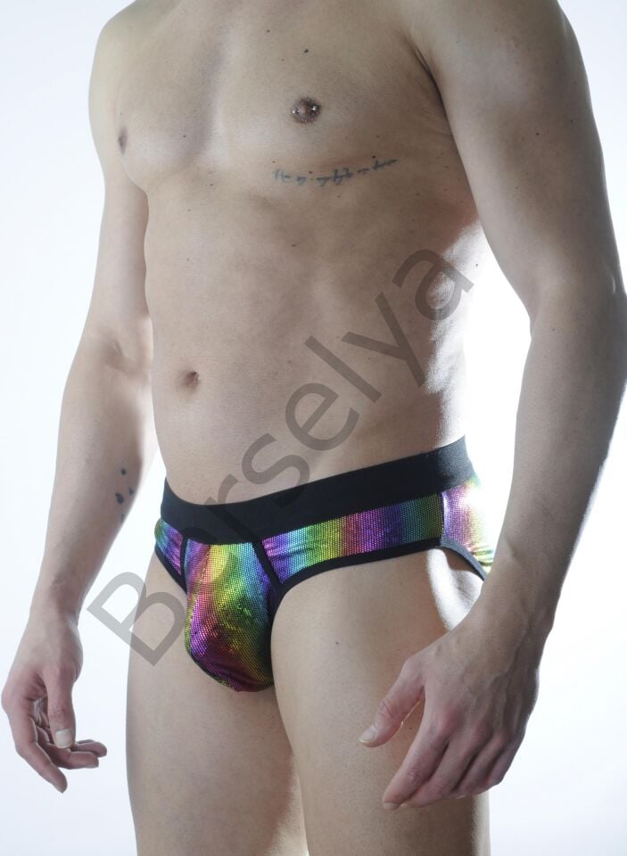 Erkek Desenli Fantezi Slip İç Çamaşırı