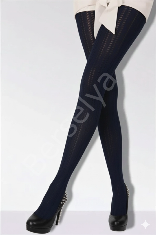 Daymod Martina Kadın File Desenli Külotlu Çorap