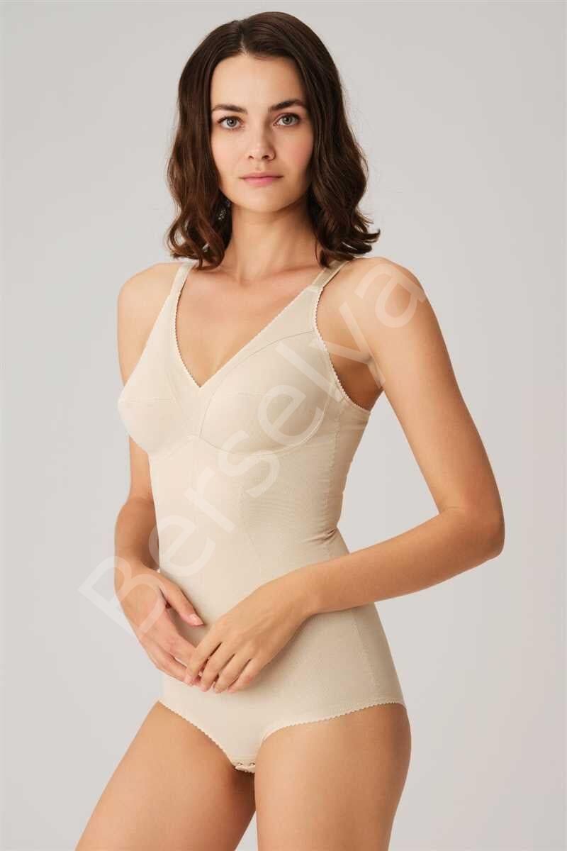 Toparlayıcı Vücut İnceltici Dikişli Alttan Kancalı Sıkı Badi Korse