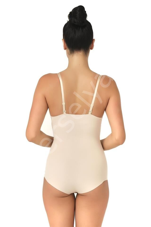 Ten Emay 2723 Lazer Kesim Göğsü Açık Slip Korse