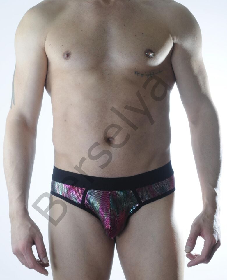 Erkek Renkli Fantezi Slip İç Çamaşırı