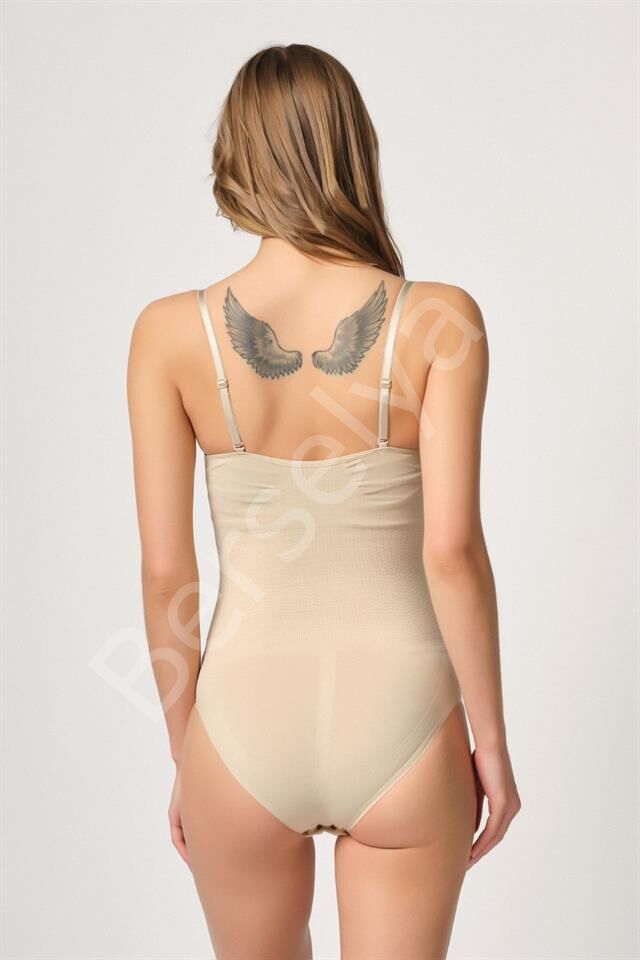 Ten Emay 2043 Göğsü Açık Agraflı Body Korse