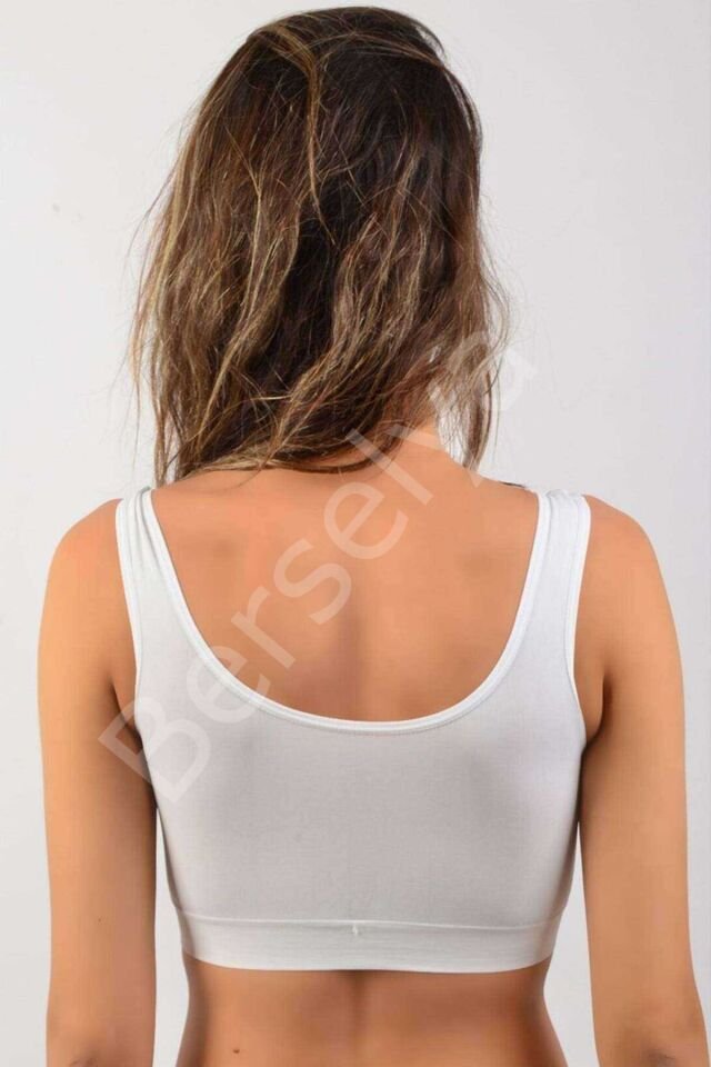 Elite Life Sünger Destekli Kadın Beyaz Büstiyer 772 L-XL