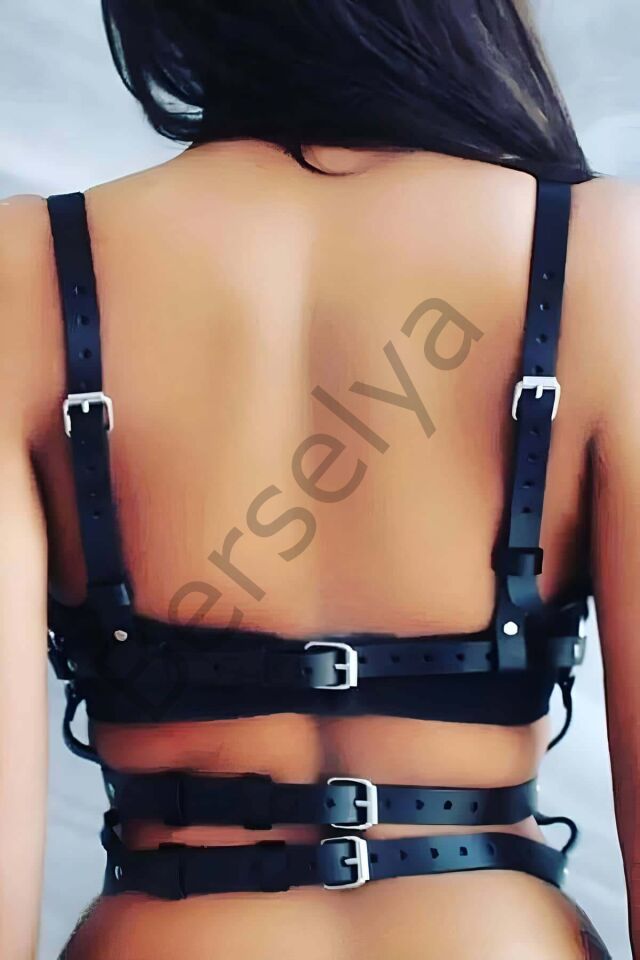 İç Giyim Özel Deri Harness - Brf442