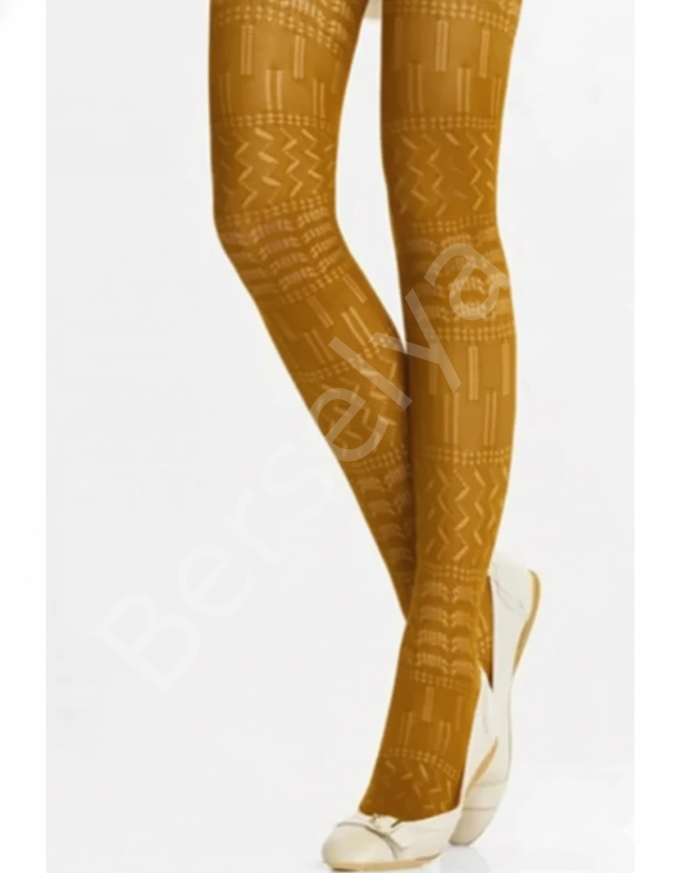 Daymod Daisy File Desenli Kadın Külotlu Çorap