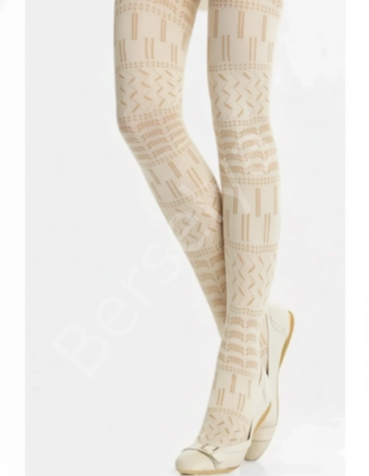 Daymod Daisy File Desenli Kadın Külotlu Çorap