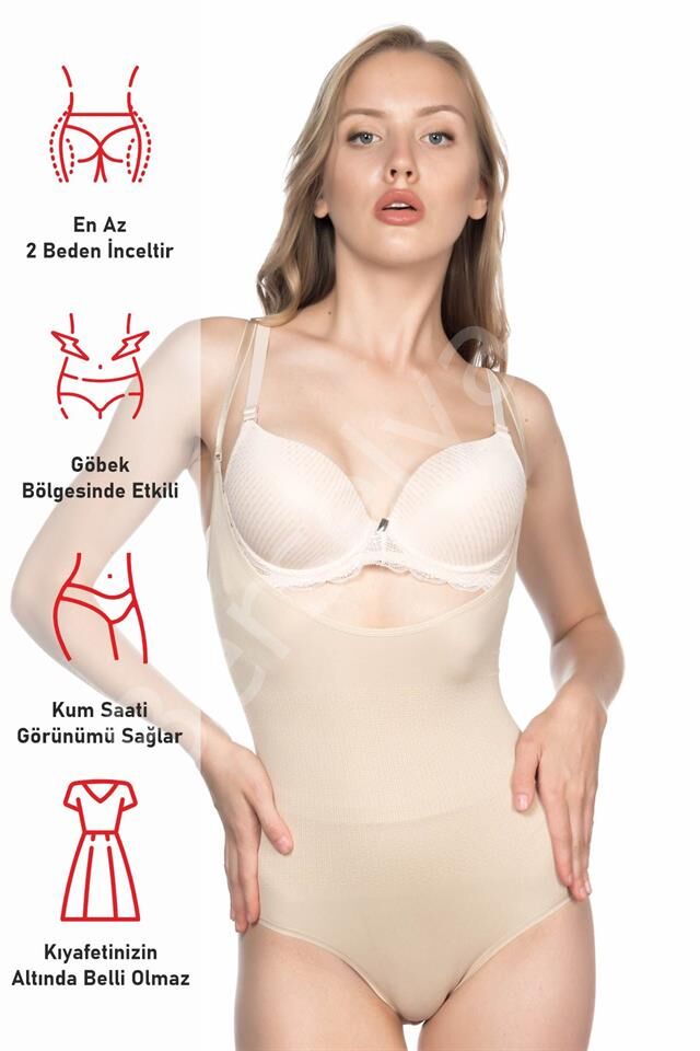Ten Emay 2023 Göğsü Açık Body Korse
