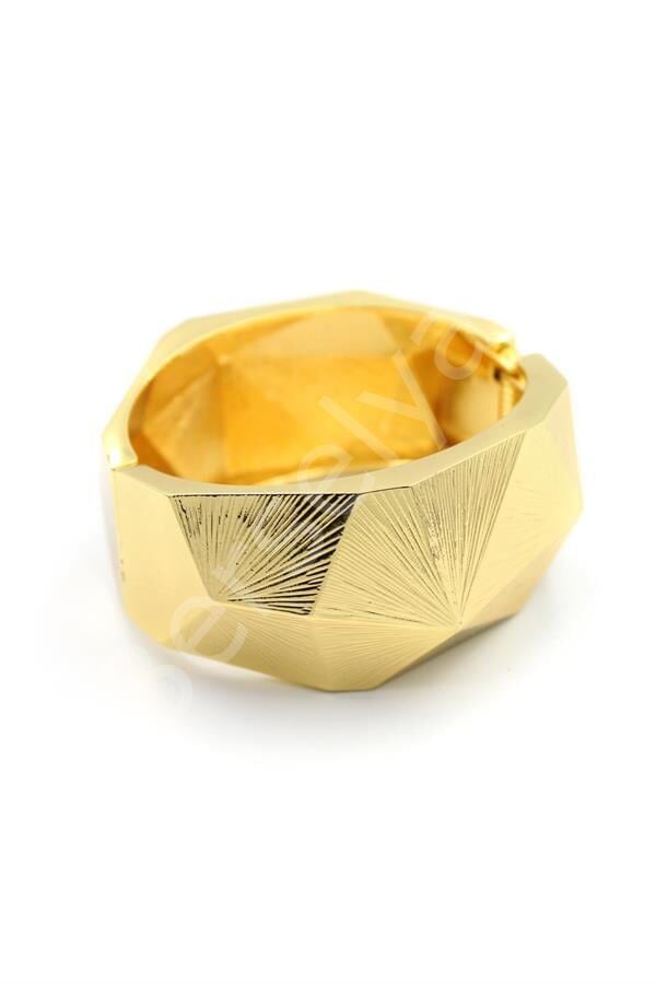 Kelepçe Bilezik - Altın