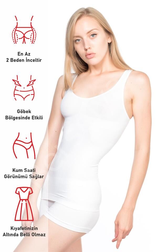 Beyaz Emay 5010 Korse Atlet Korse