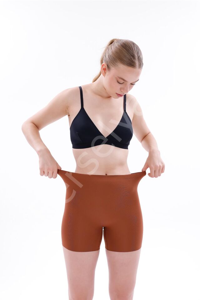 Kahverengi Mı 2703 Lazer Kesim İz Yapmaz Hayalet Boxer