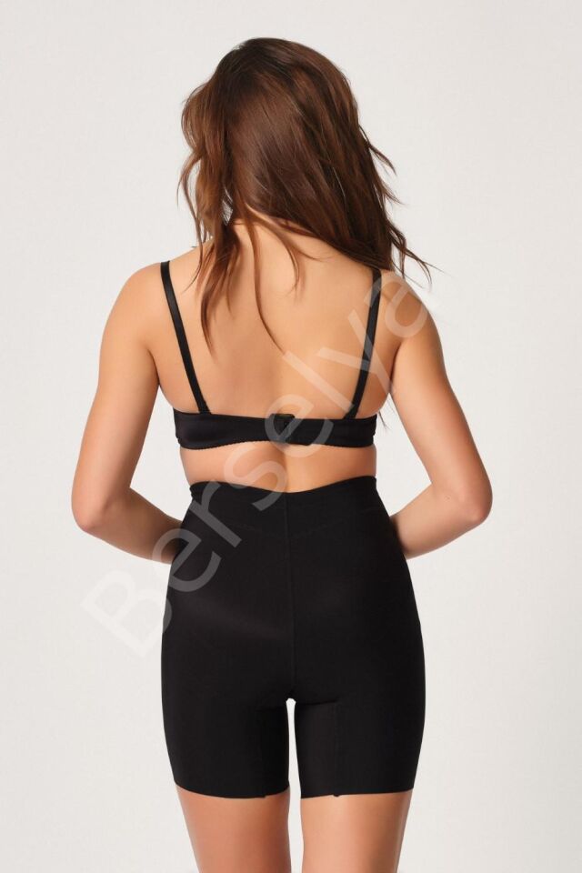 Siyah Mı Emay 2816 Yüksek Bel Boxer Lazer Korse