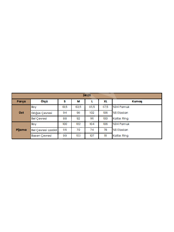 Desenli Ve Baskılı ''yoga Sport'' Pijama Takımı