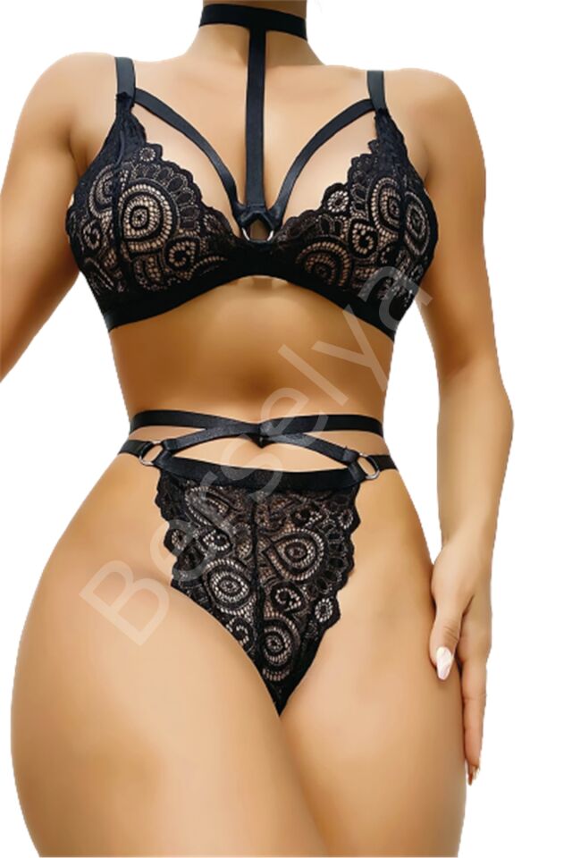 Dantelli Fantezi Sütyen Külot Takım