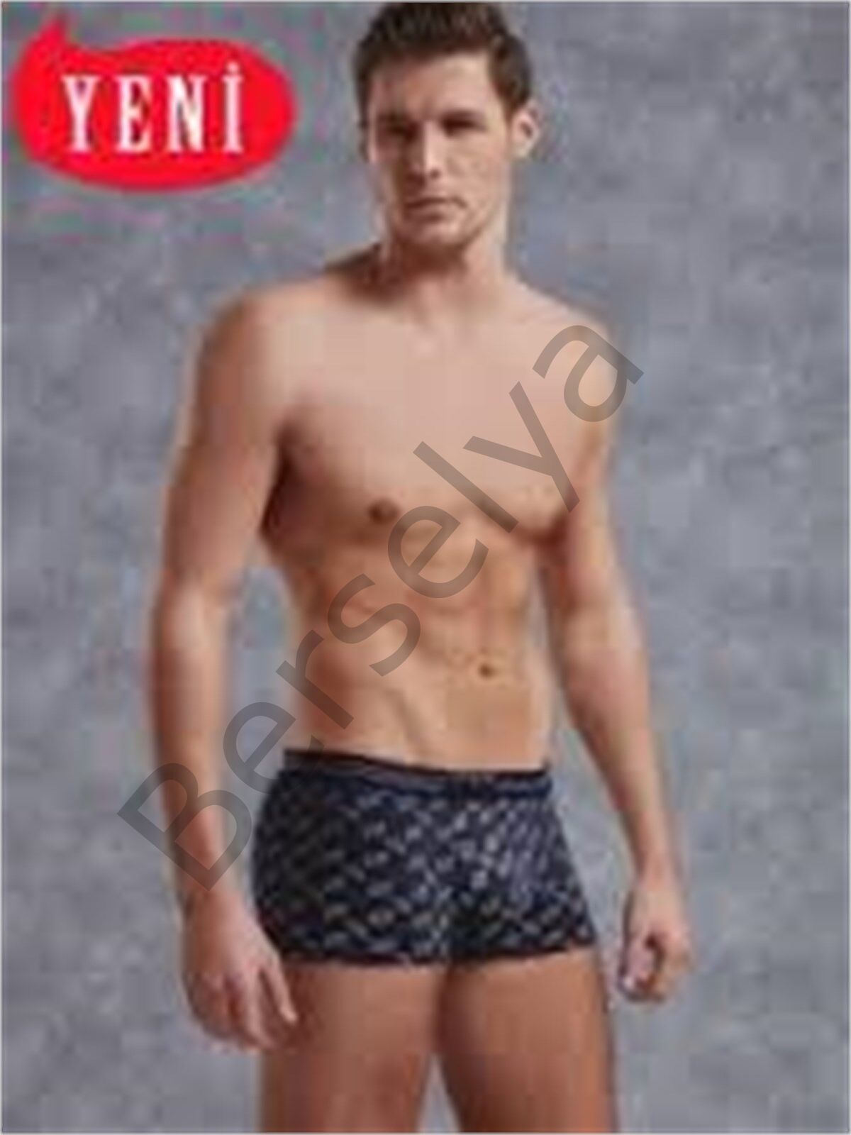 Doreanse Yansımalar Desenli Likralı Model Erkek  Boxer 1813