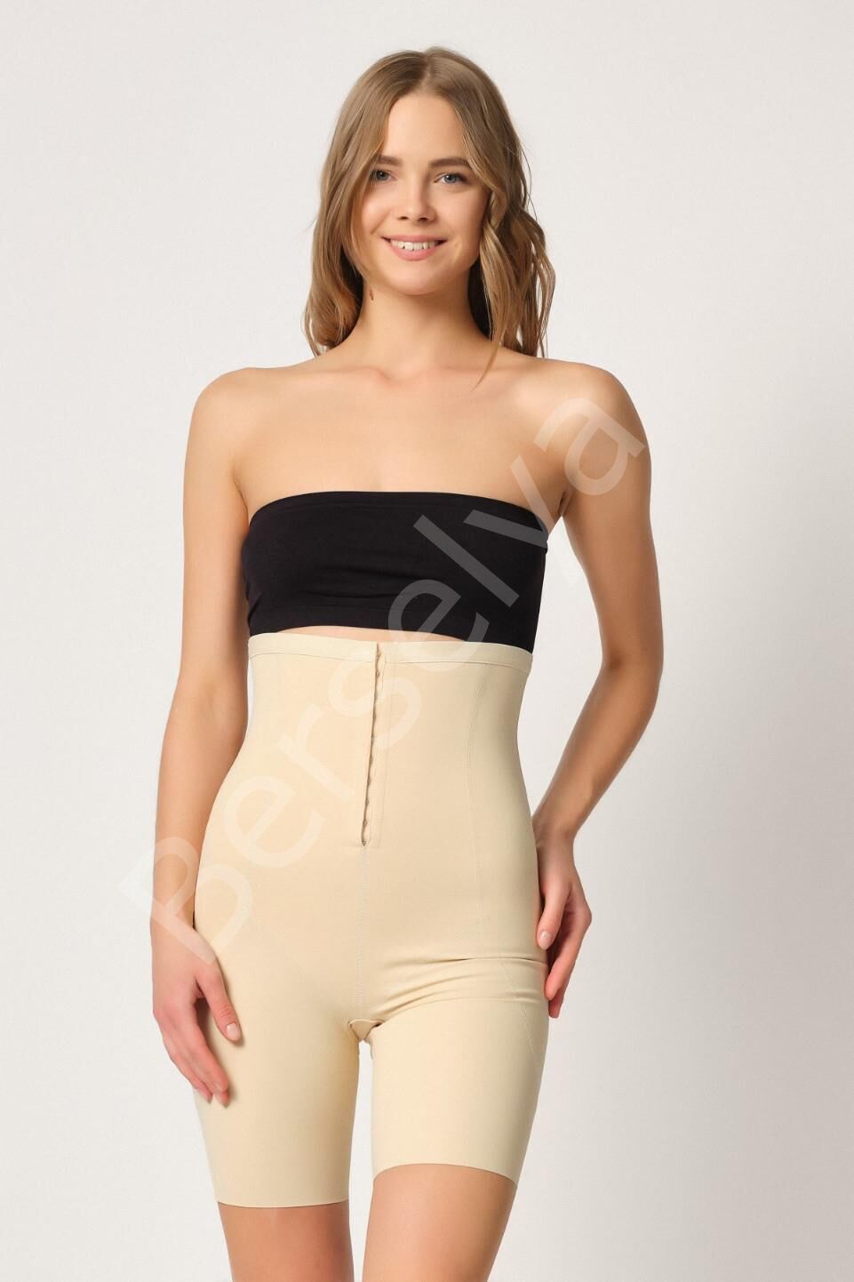 Ten Mı Emay 2832 Yüksek Bel Balen Destekli Agraflı Lazer Korse