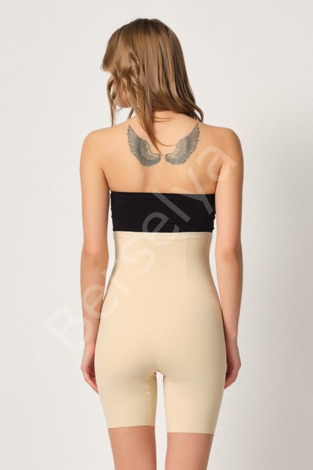 Ten Mı Emay 2832 Yüksek Bel Balen Destekli Agraflı Lazer Korse