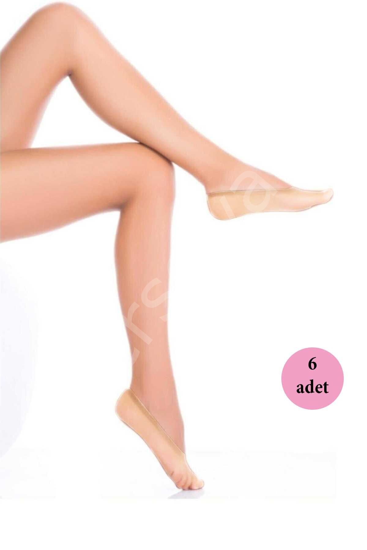 6 Adet Microfiber Suba Kadın Babet Çorap Sahra 51 36-40