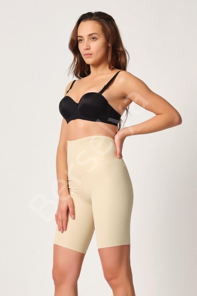 Ten Mı Emay 2927 Bel Dekolteli Balenli Paçalı Lazer Korse