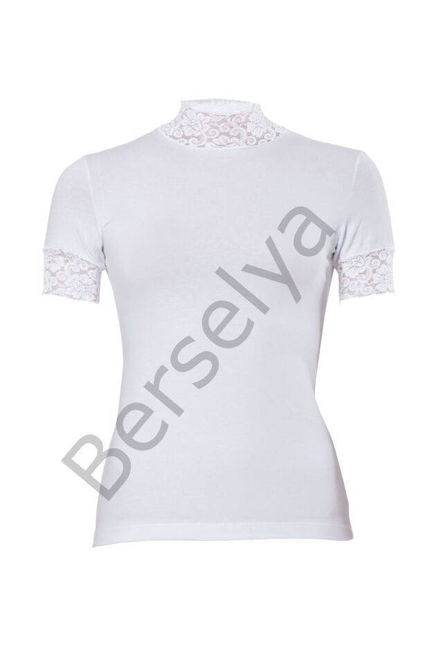Dantelli Balıkçı T-shirt 2180