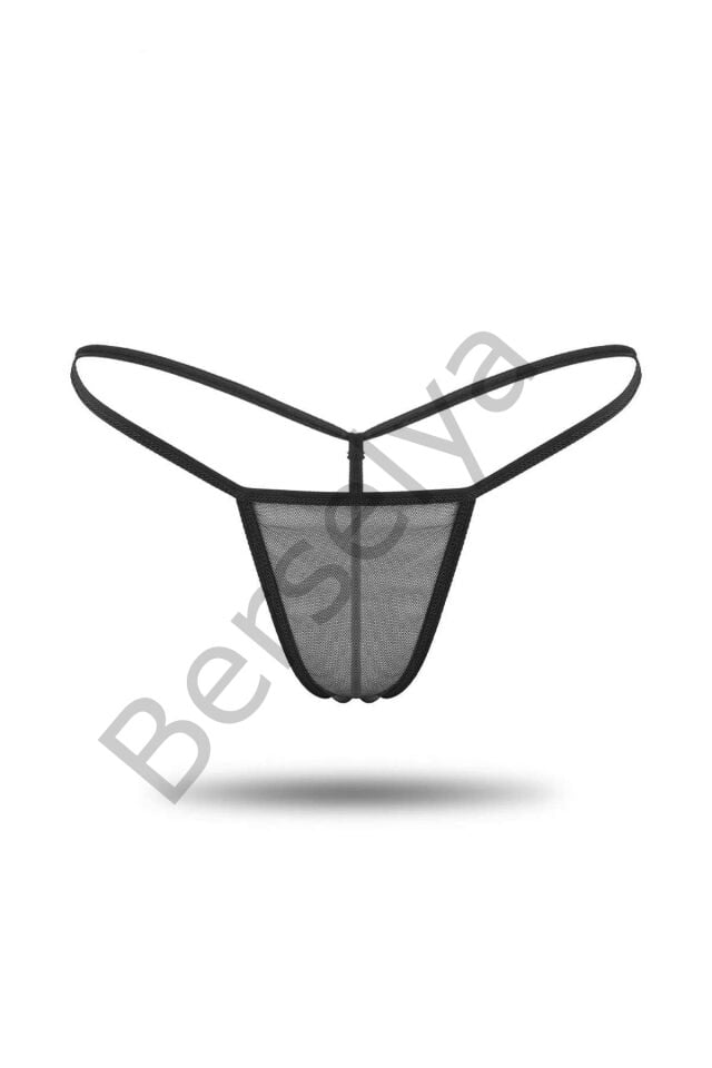 Siyah Tül Tanga Brf1114