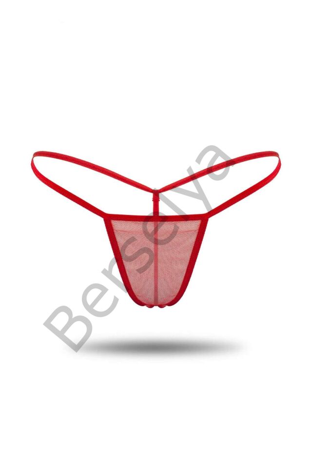 Kırmızı Tül Tanga Brf1115