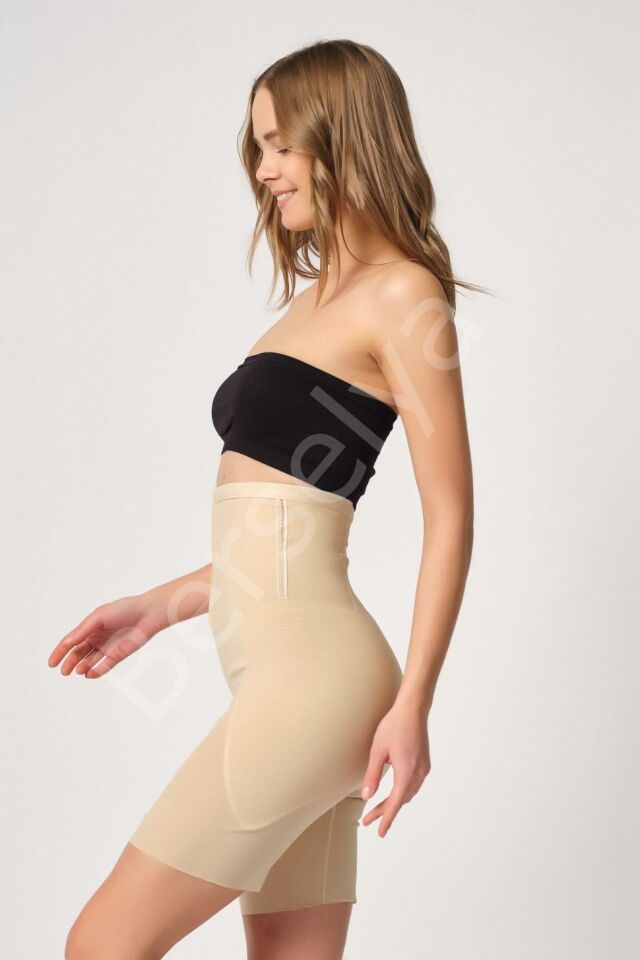 Ten Mı Emay 2928 Ön Agraflı Tül Paçalı Lazer Korse