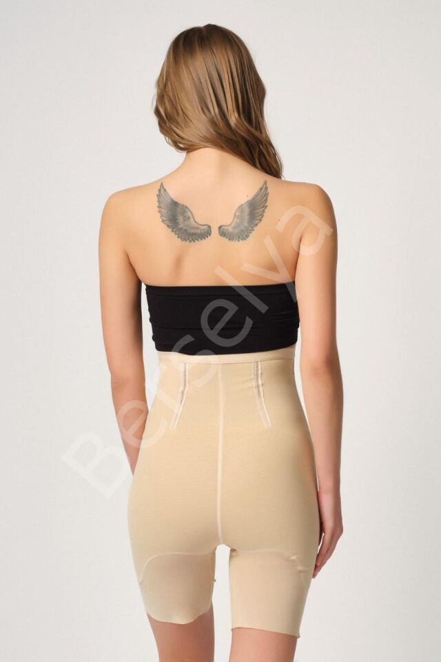 Ten Mı Emay 2928 Ön Agraflı Tül Paçalı Lazer Korse