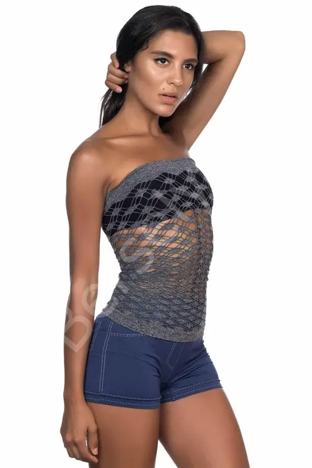 Siyah Emay 5034 Fantazi Büstiyer Atlet Korse